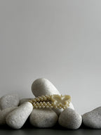Pearl Bow Hair Clip