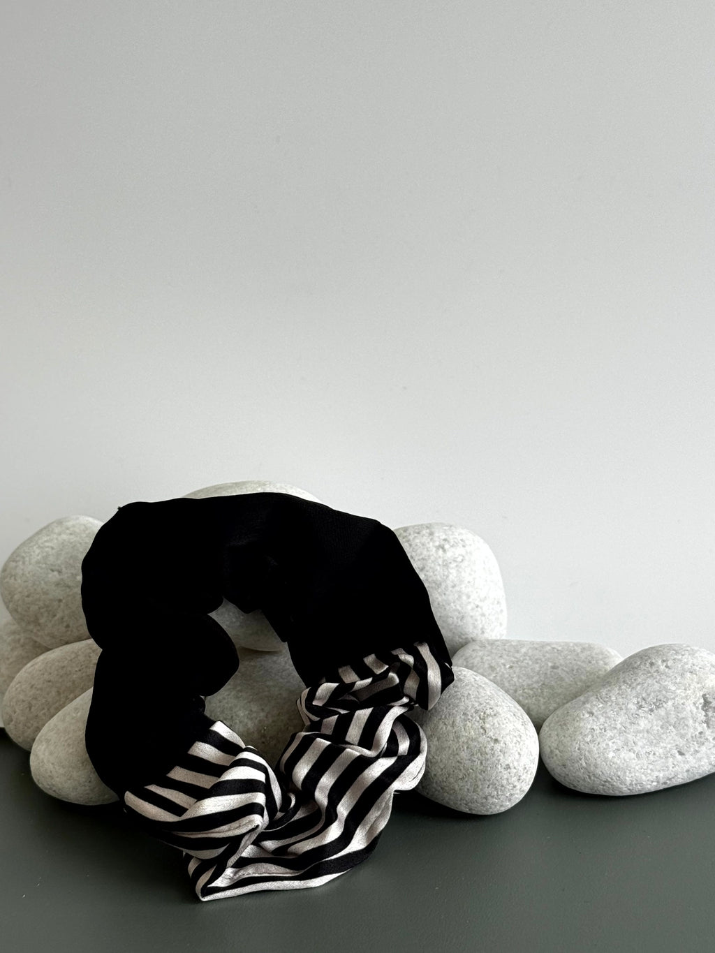Premium Contrast Duo Scrunchie