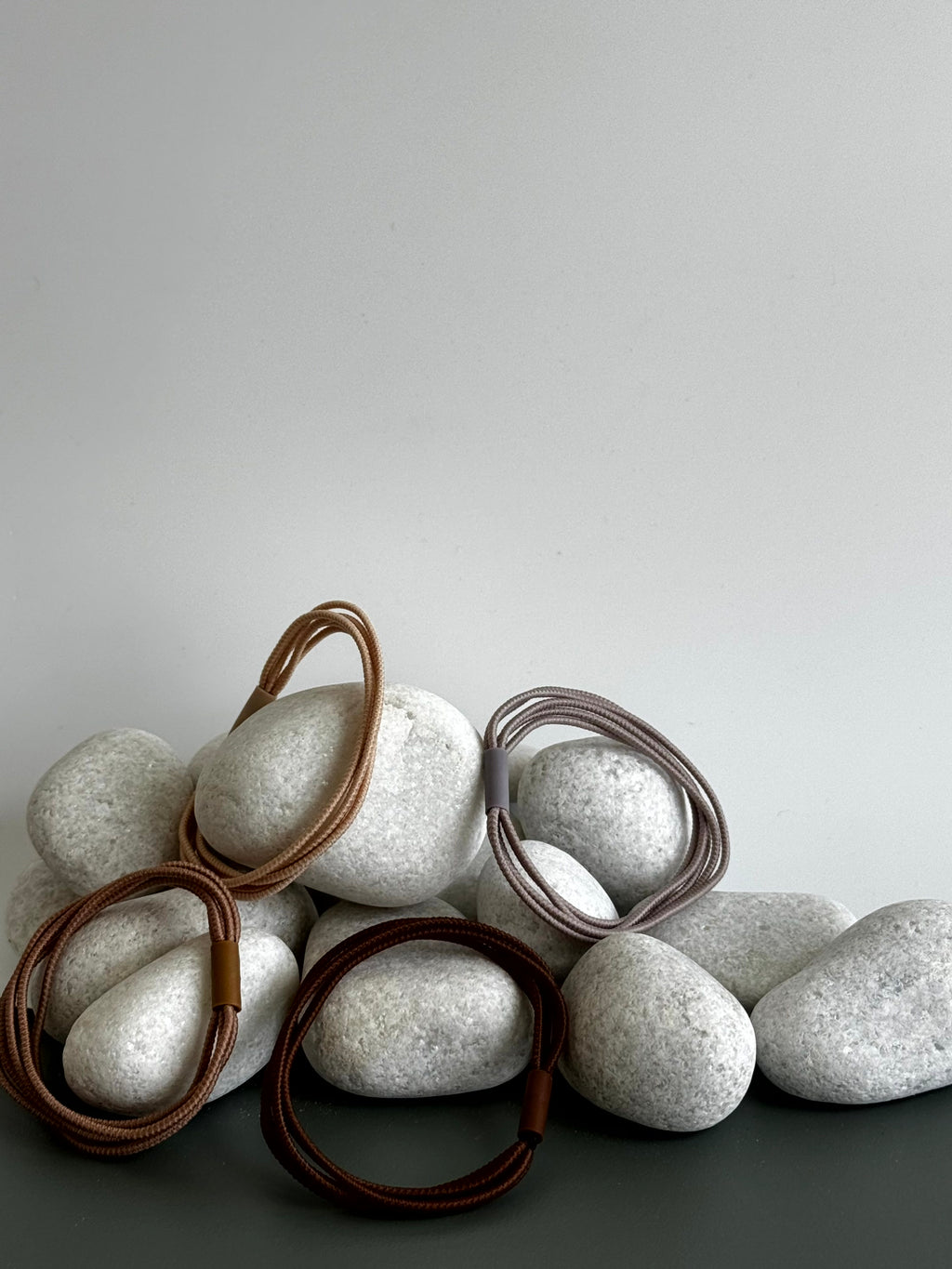 Classic Cord Hair Ties - Set Of 3 [long-lasting]