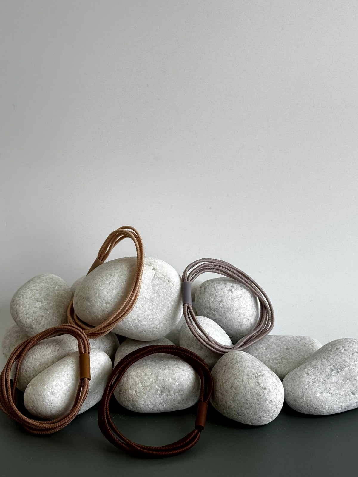 Classic Cord Hair Ties - Set Of 3 [long-lasting]