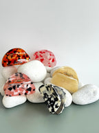 Premium Confetti Mini Claw Clip