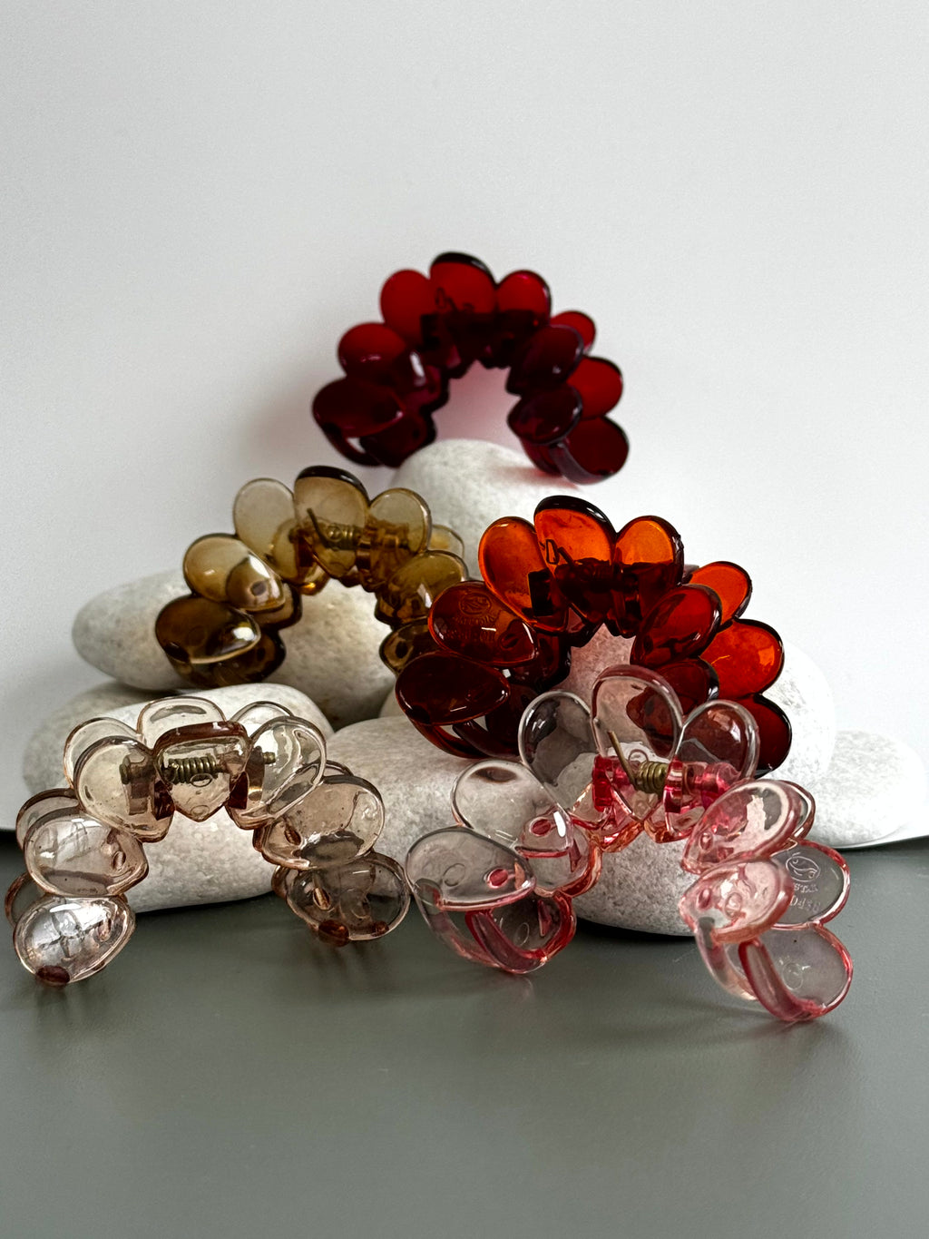 Durable Blossom Loop Hair Claw Clips