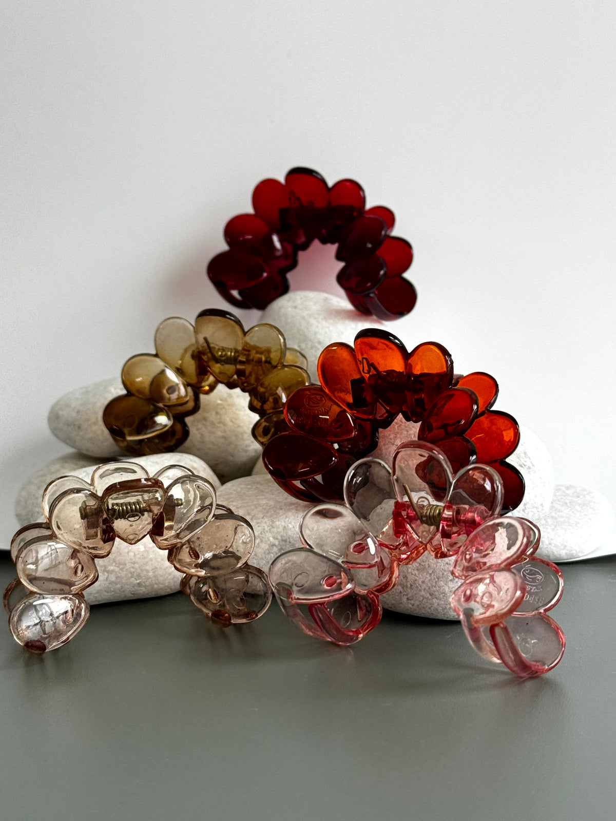 Durable Blossom Loop Hair Claw Clips