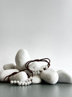 Pearl Charm Hair Ties - Set Of 2