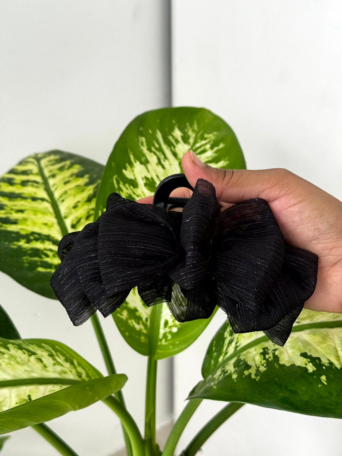 Sheer Big Bow Hair Claw