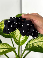 Polka Big Bow Hair Claw