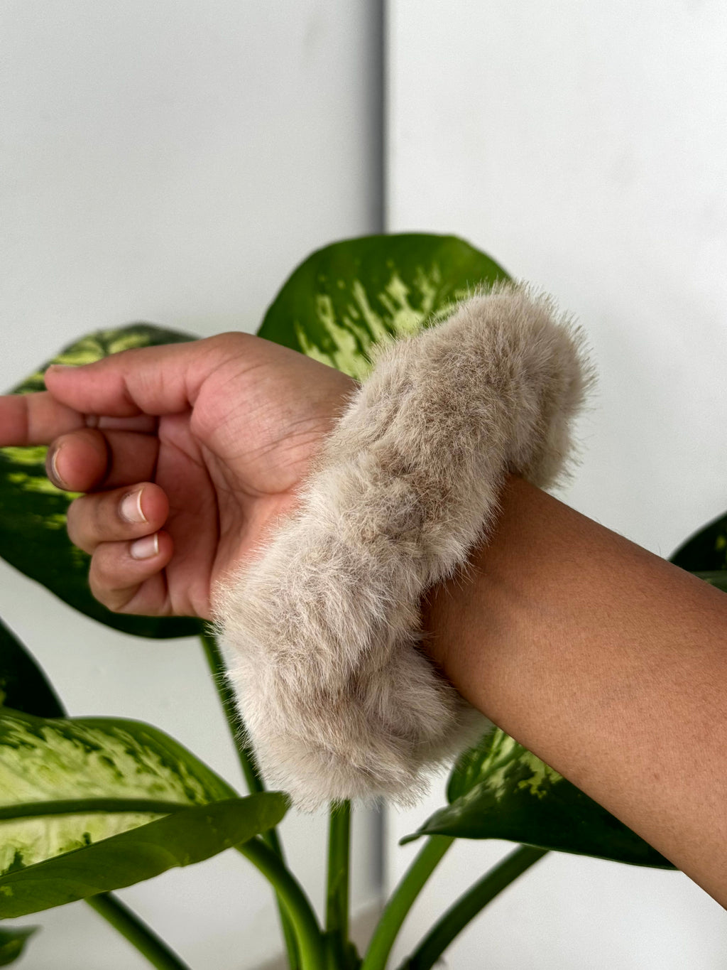 Fluffy Faux Fur Scrunchie