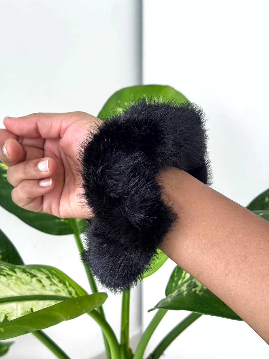 Fluffy Faux Fur Scrunchie