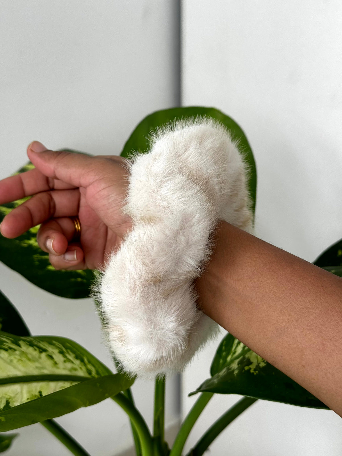 Fluffy Faux Fur Scrunchie