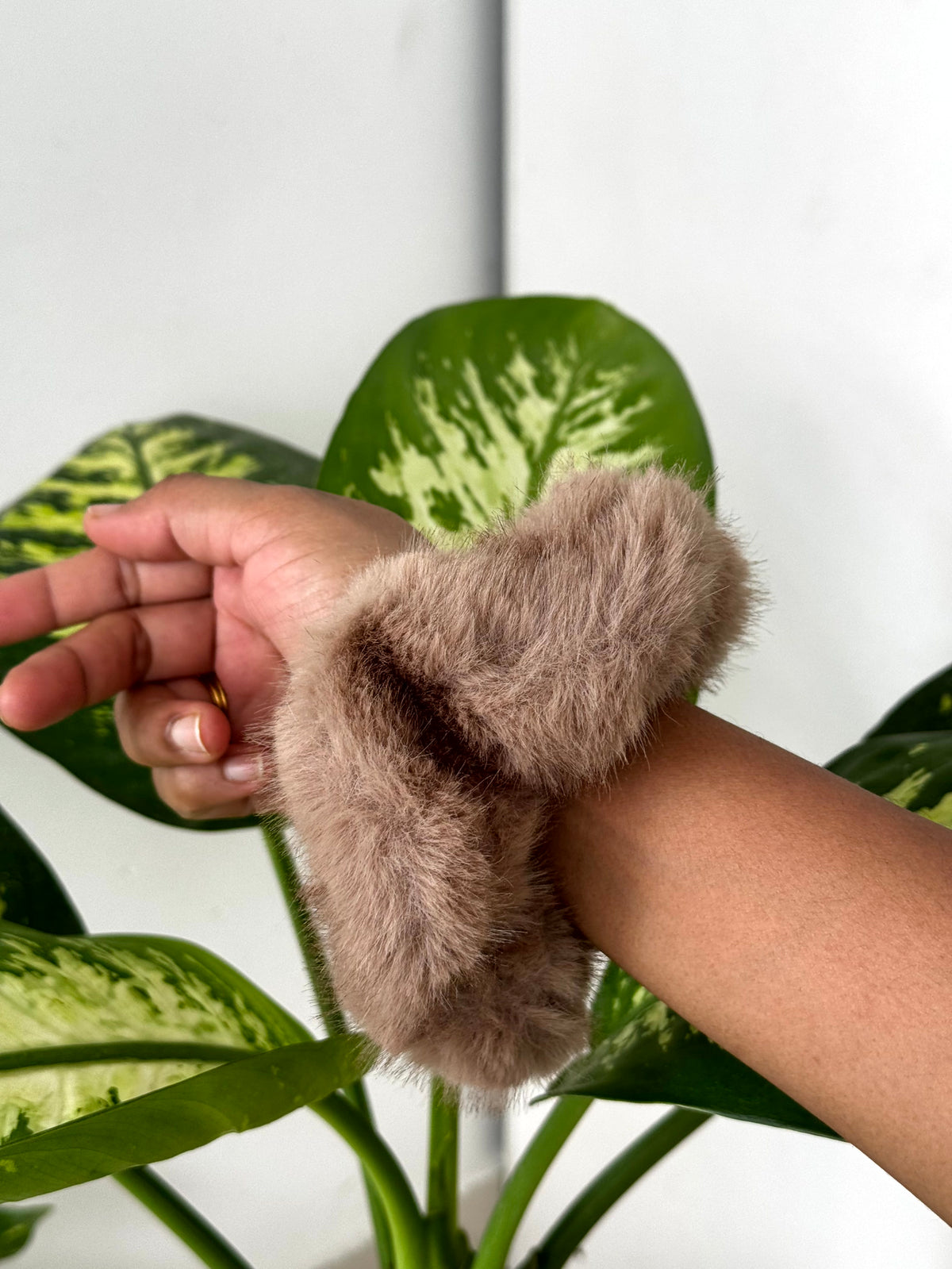 Fluffy Faux Fur Scrunchie