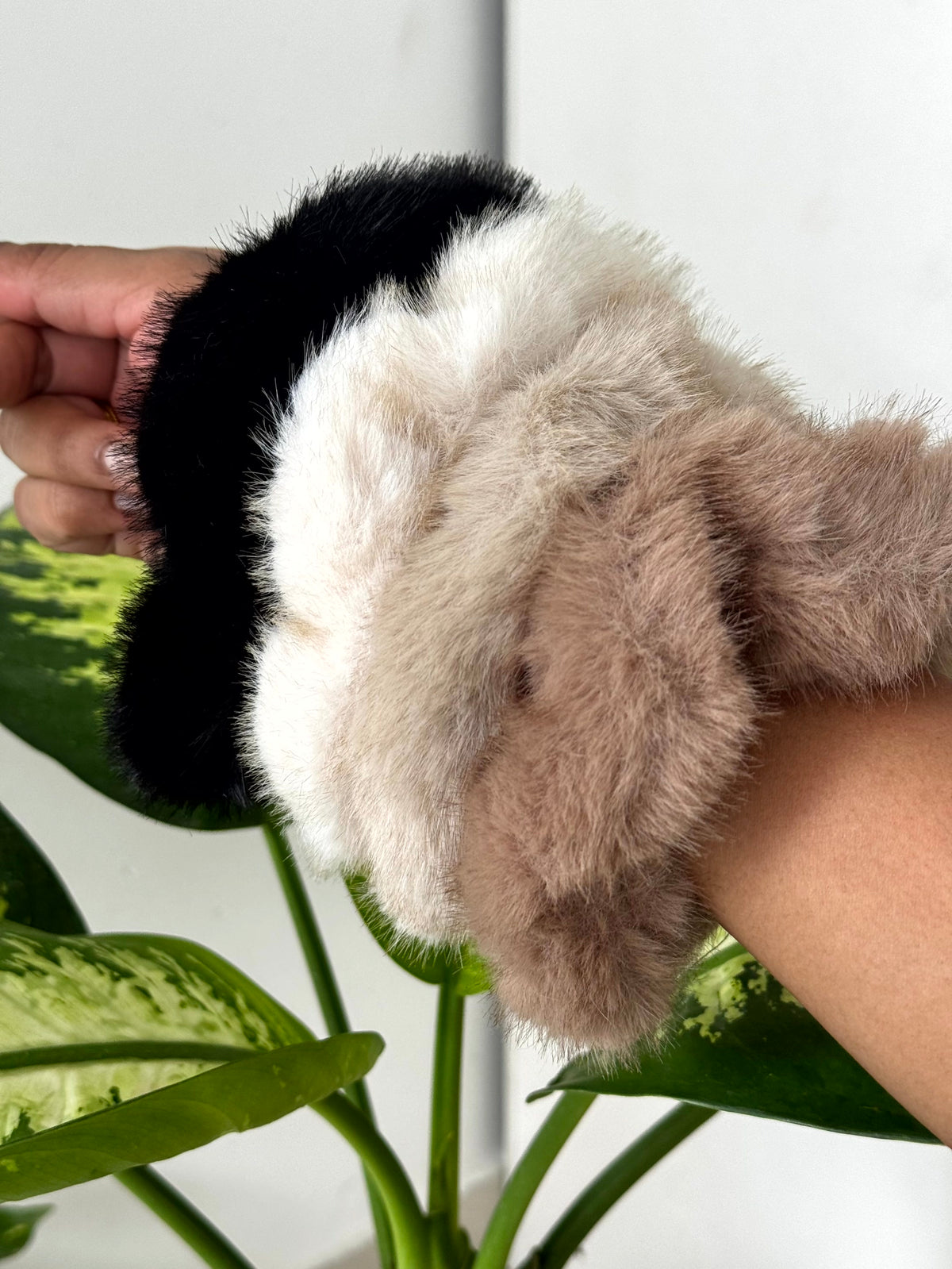 Fluffy Faux Fur Scrunchie