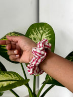 Premium Checkmate Scrunchie