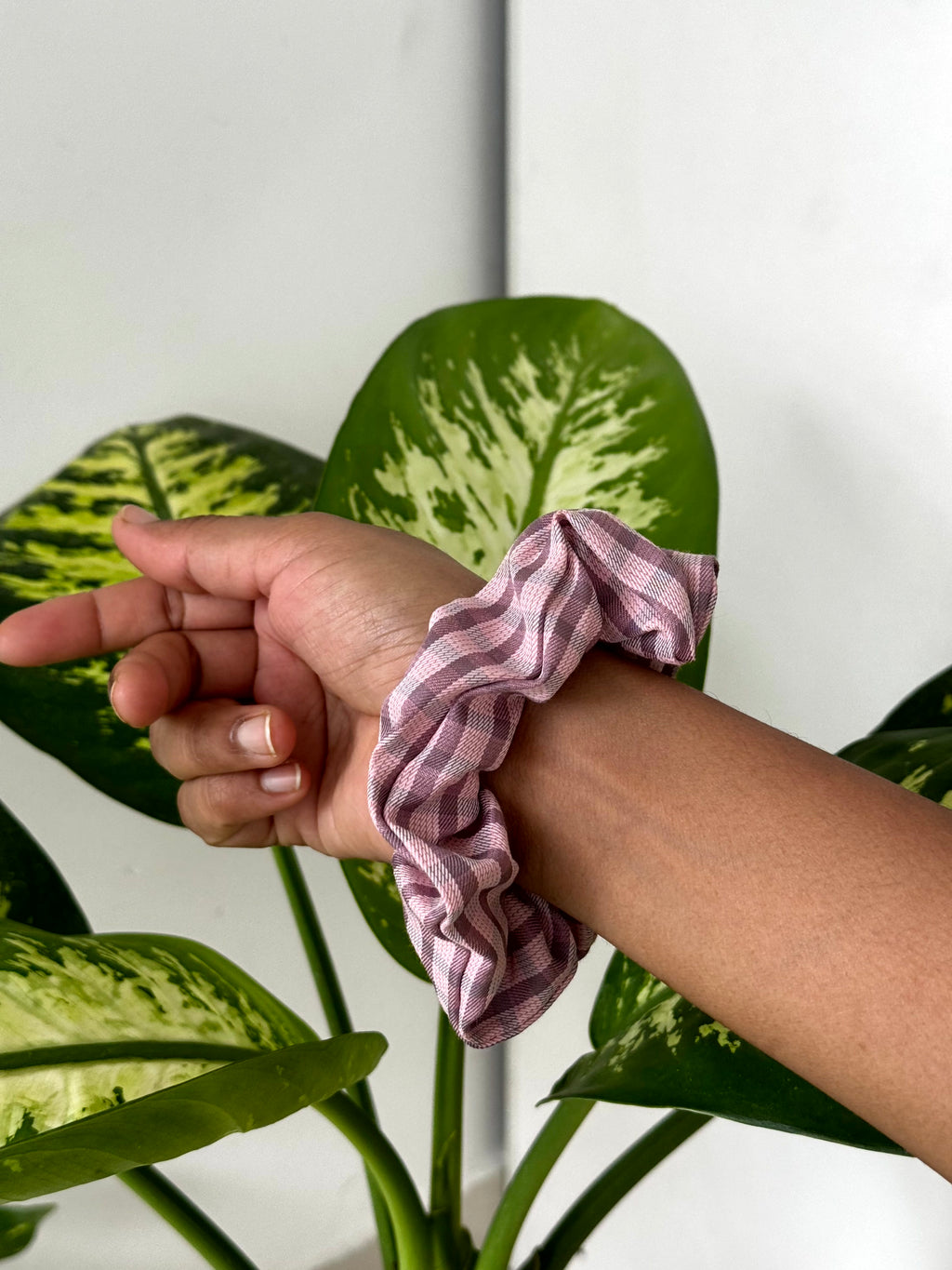 Premium Checkmate Scrunchie