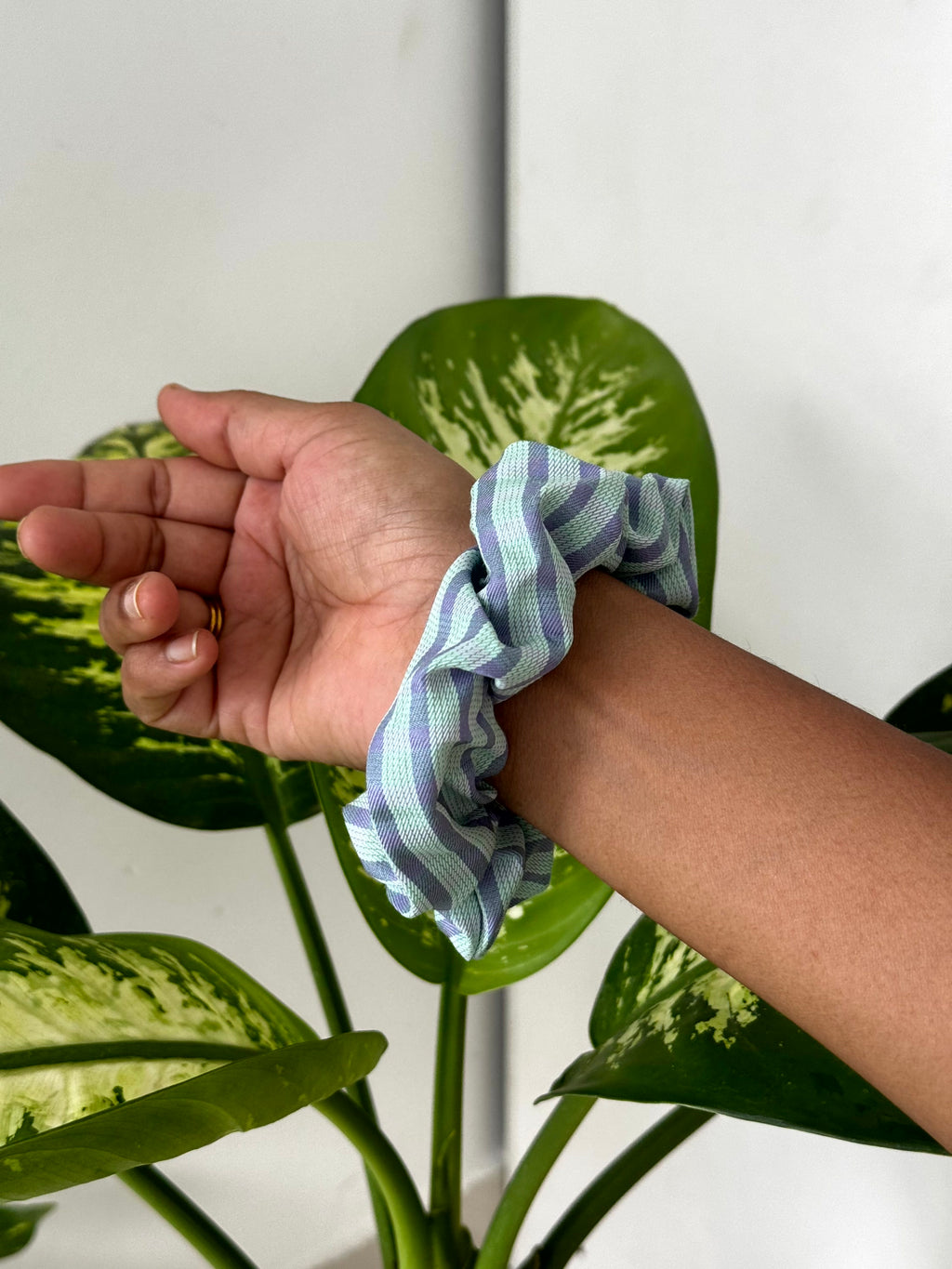 Premium Checkmate Scrunchie