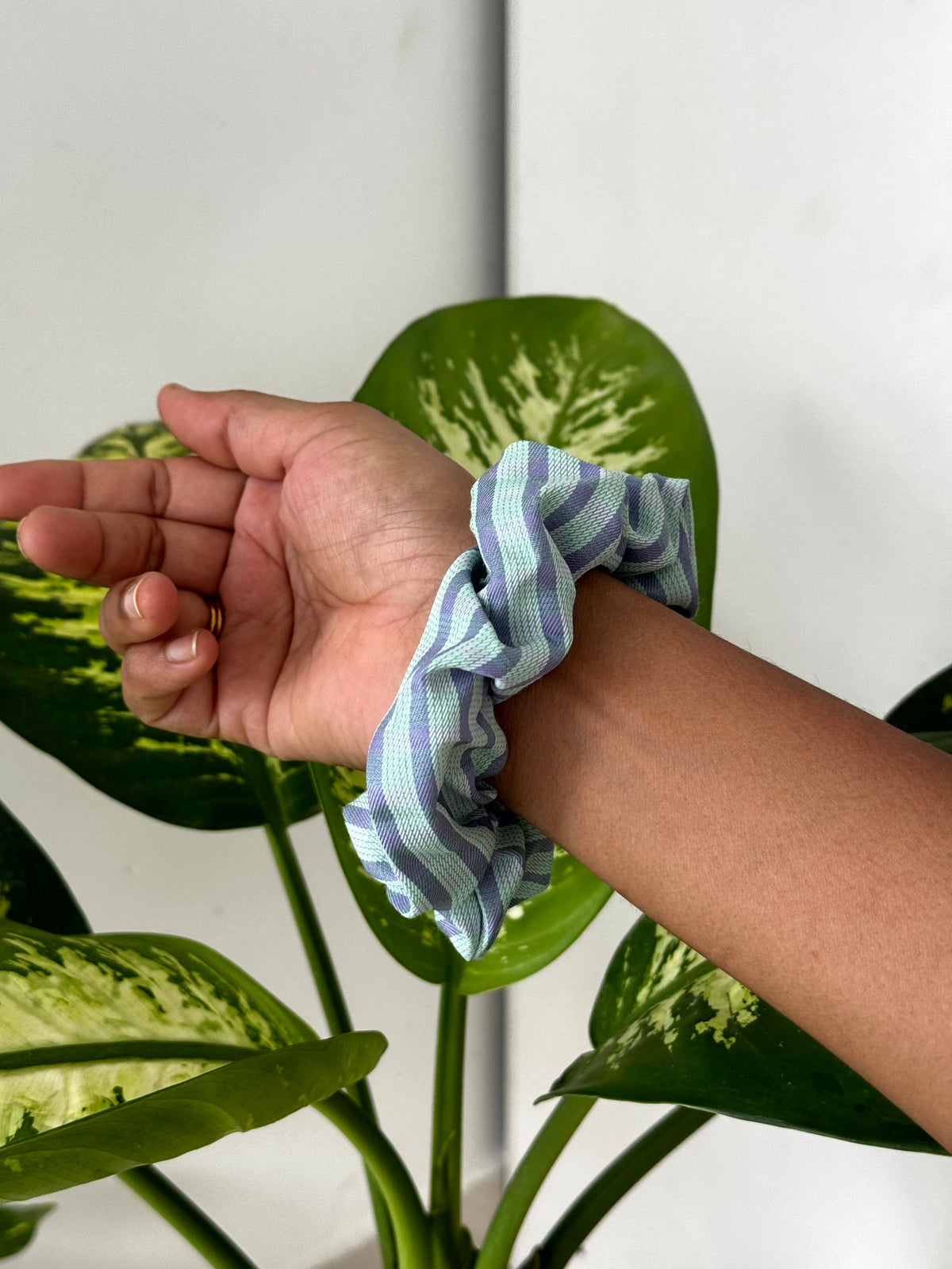 Premium Checkmate Scrunchie
