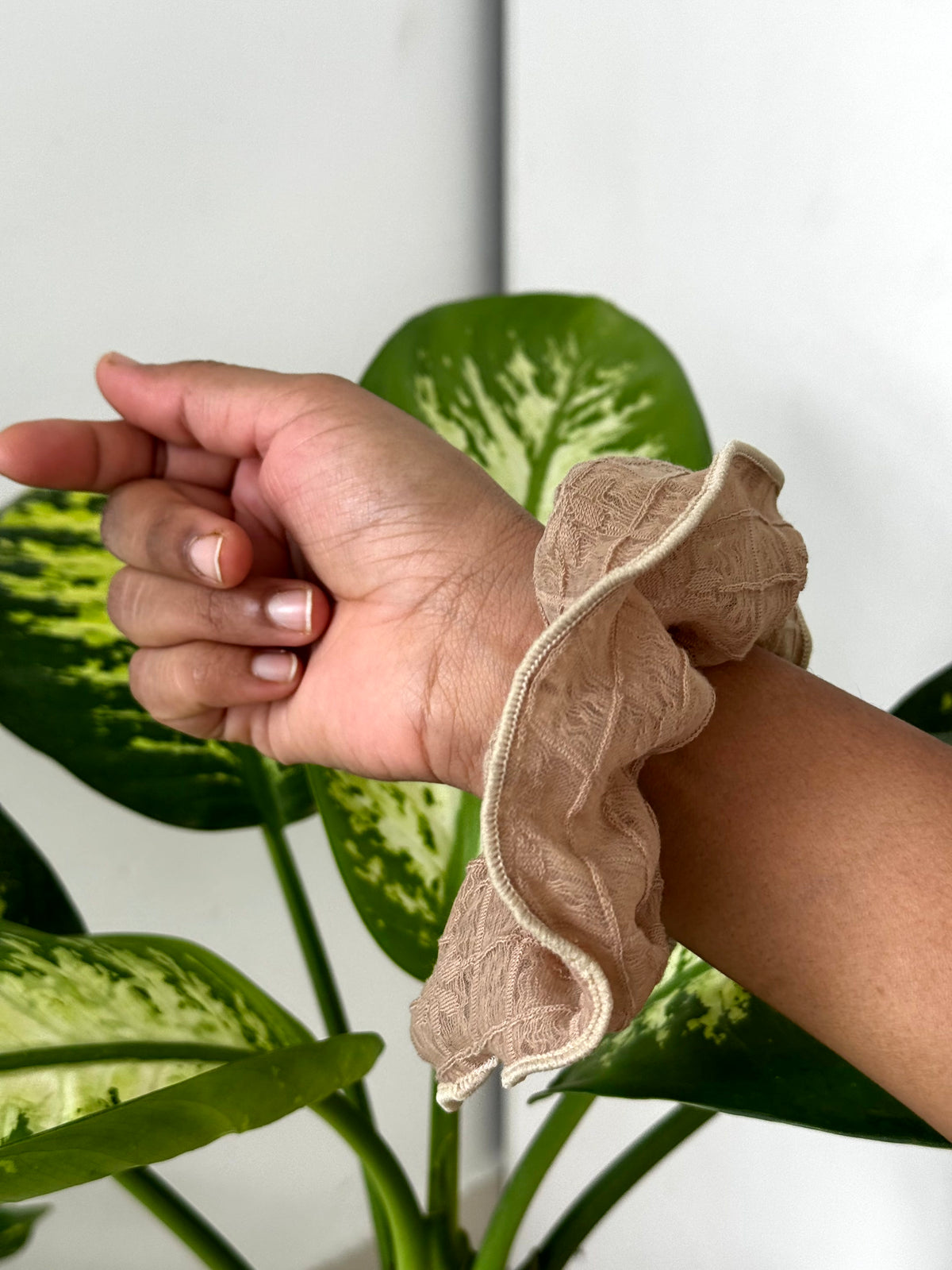 Vintage Lace Scrunchie