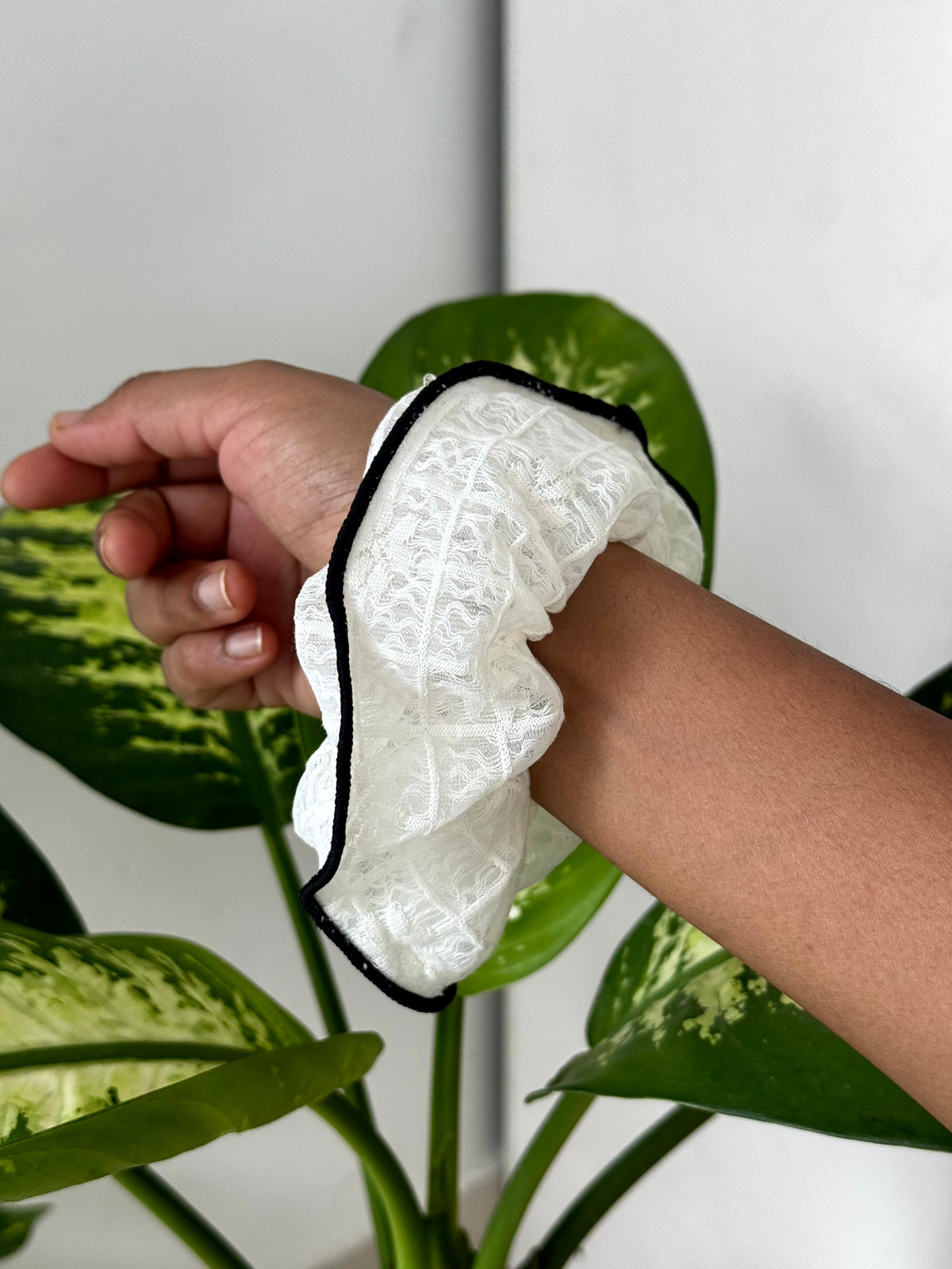 Vintage Lace Scrunchie