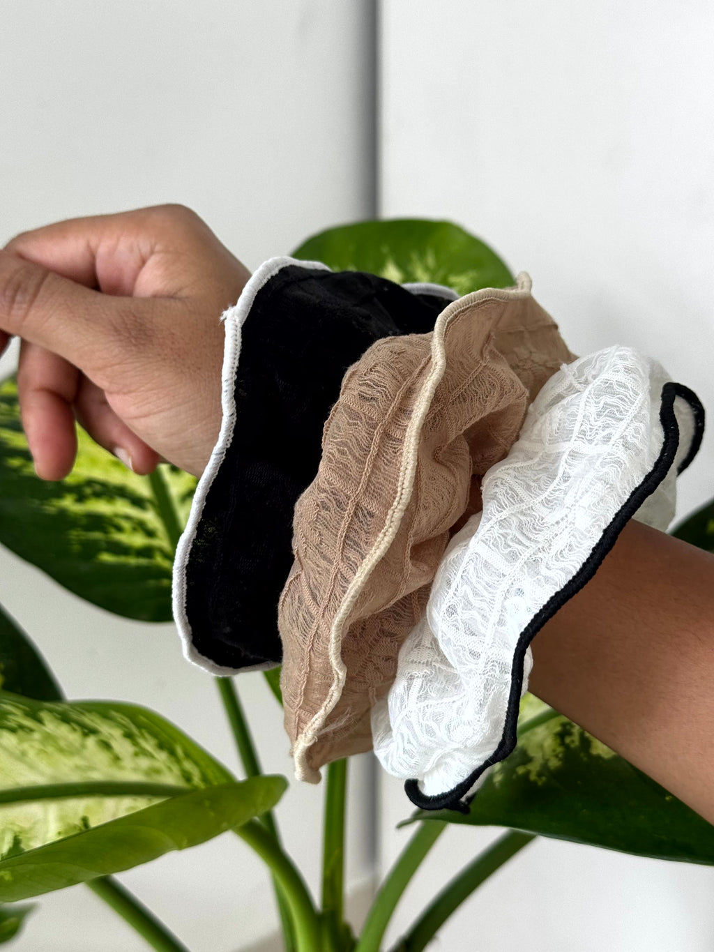 Vintage Lace Scrunchie