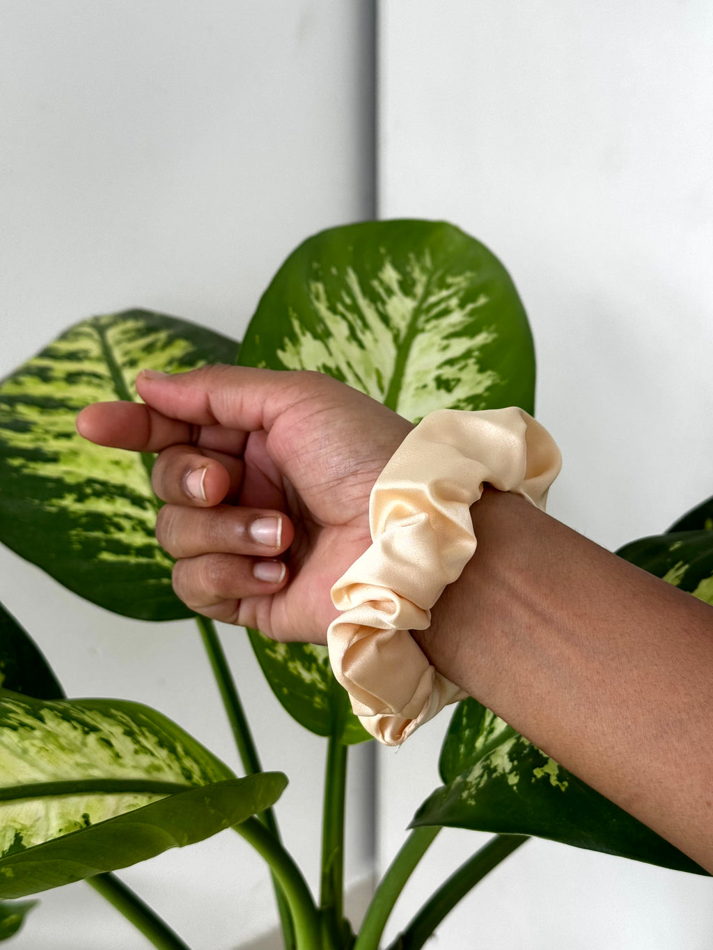 Satin Cloud Scrunchie