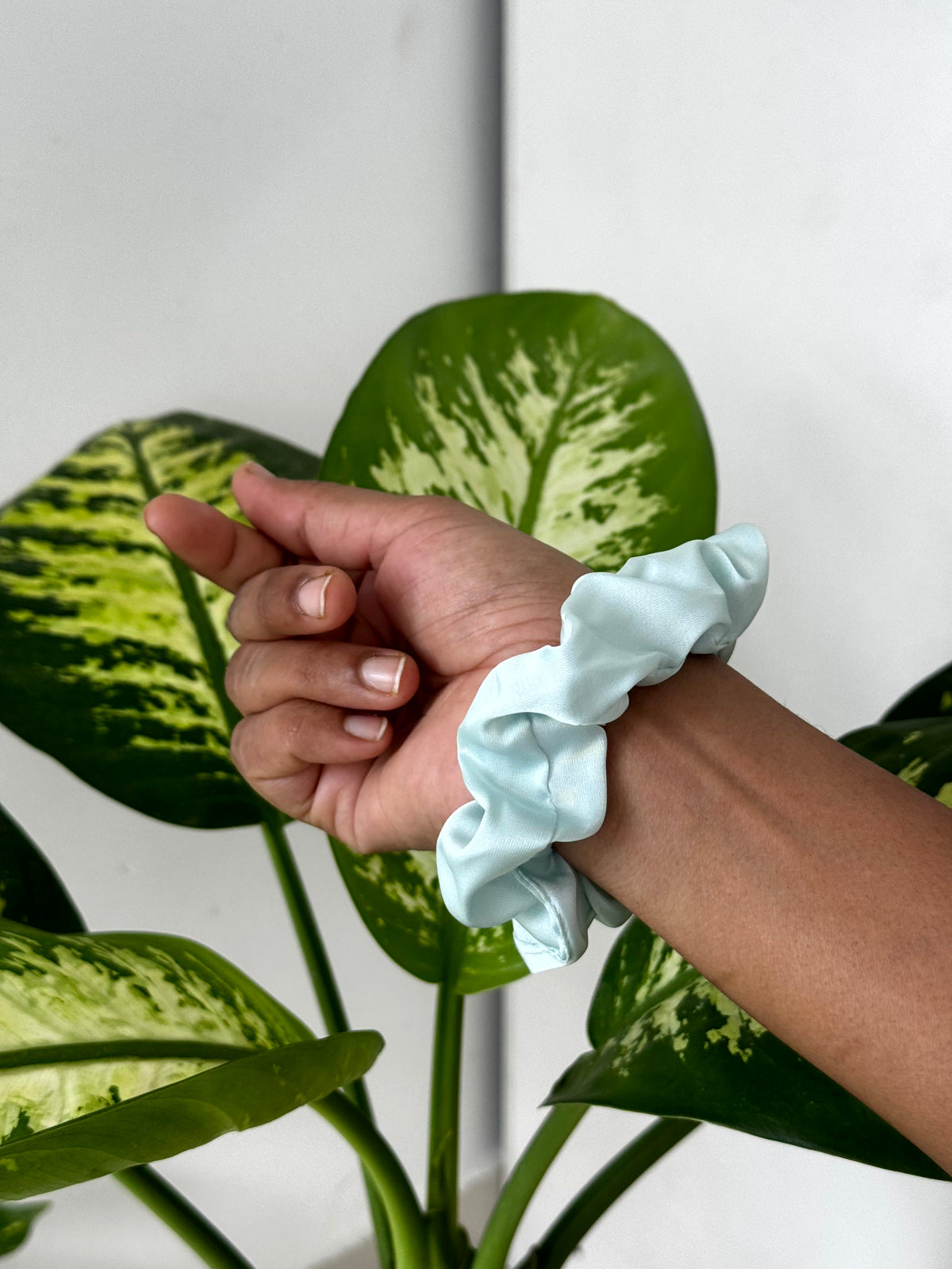 Satin Cloud Scrunchie