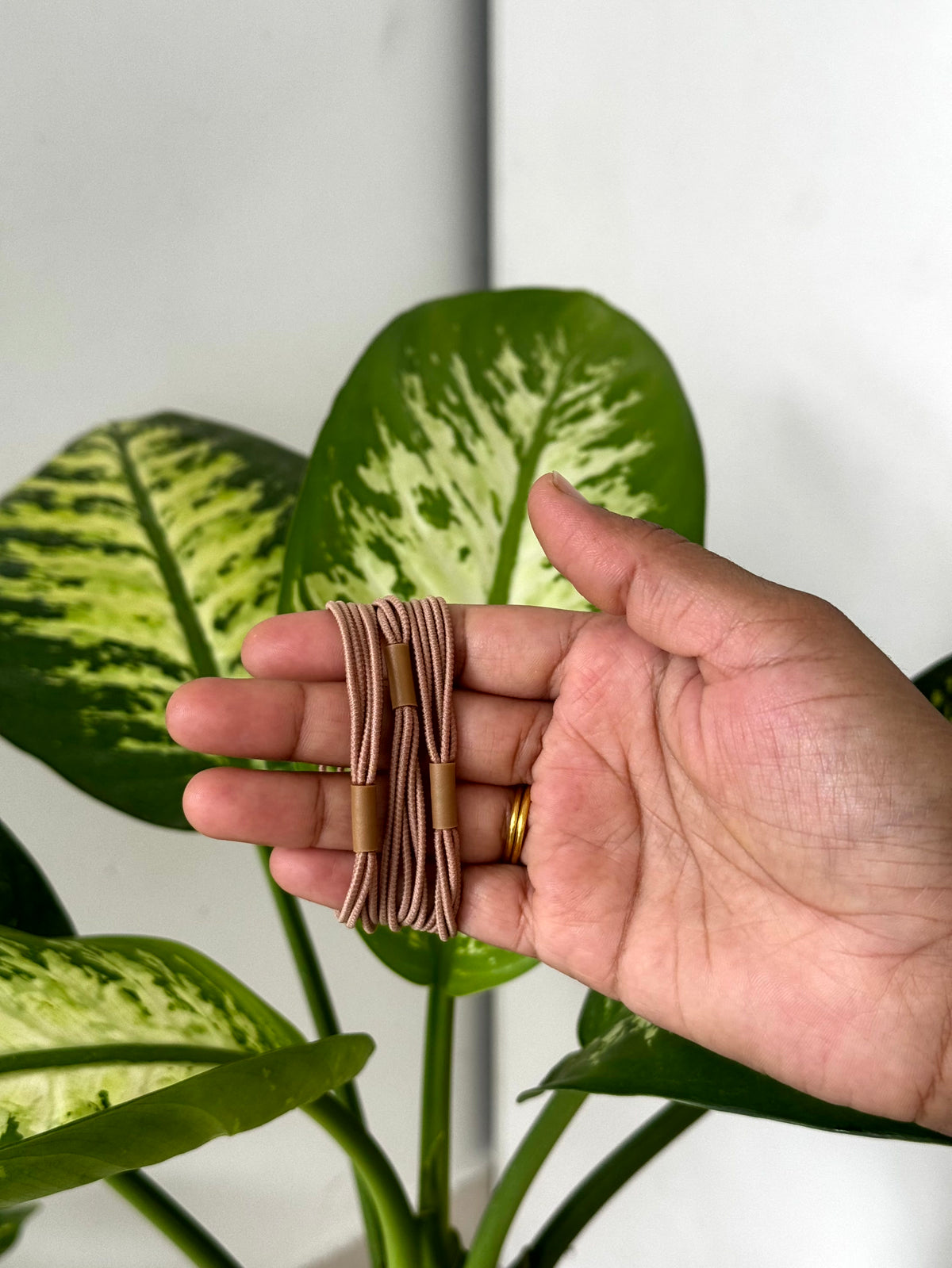 Classic Cord Hair Ties - Set Of 3 [long-lasting]