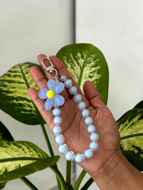 Bloom Beaded Phone Charm cum Bag Charm cum Keychain [charm holder included]