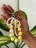Pearl Bow Beaded Phone Charm cum Bag Charm cum Keychain [charm holder included]
