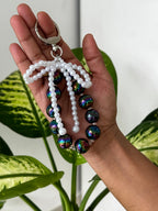 Pearl Bow Beaded Phone Charm cum Bag Charm cum Keychain [charm holder included]