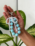Pearl Bow Beaded Phone Charm cum Bag Charm cum Keychain [charm holder included]