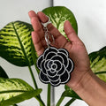Daisy Rhinestone Keychain cum Bag Charm