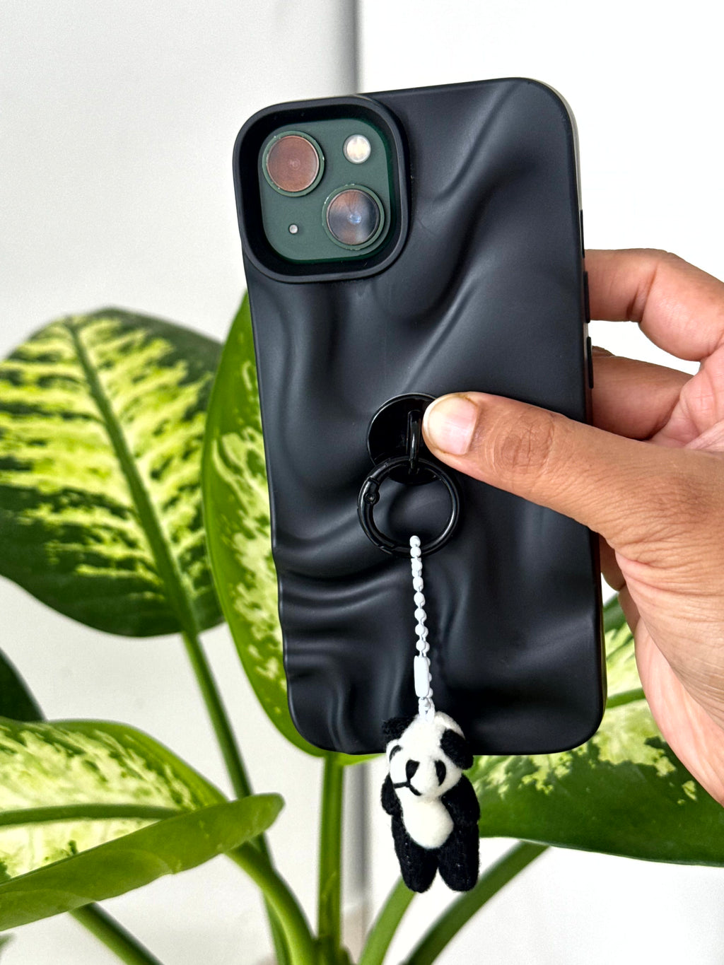 Panda Phone Charm [Sticky hook]