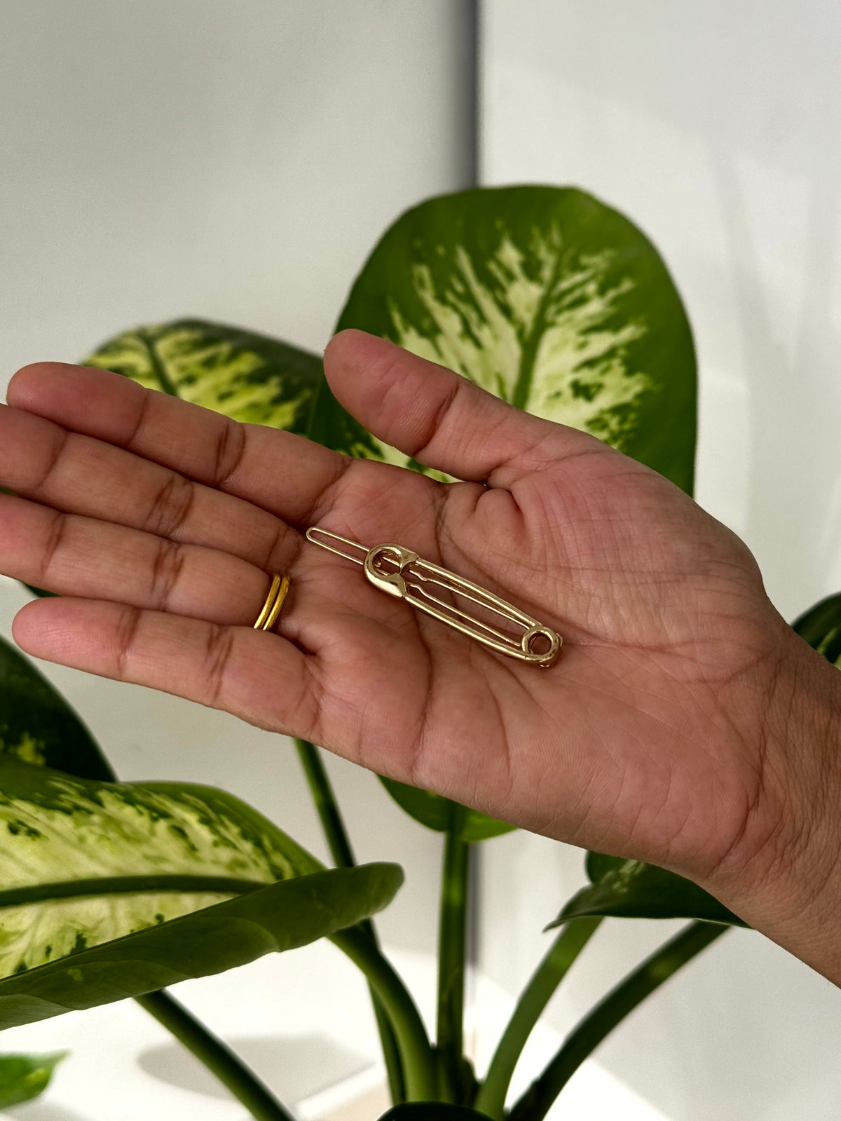 Safety pin style Hair Pin