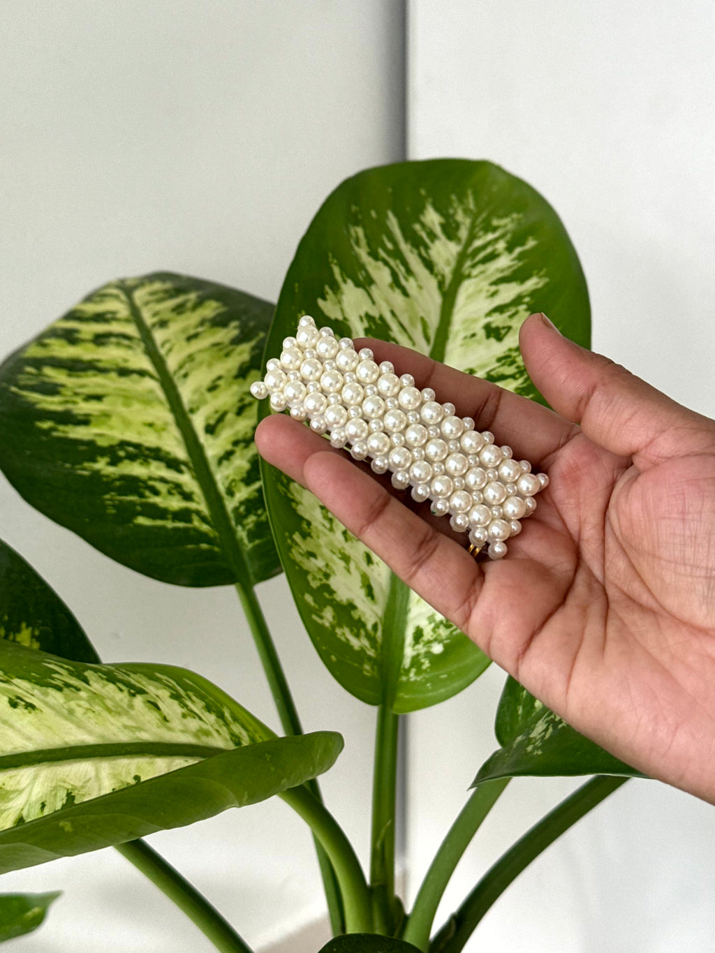 Pearl Cluster Hair Clip