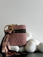Luxe Weave Mini Pouch Keychain cum Bag Charm