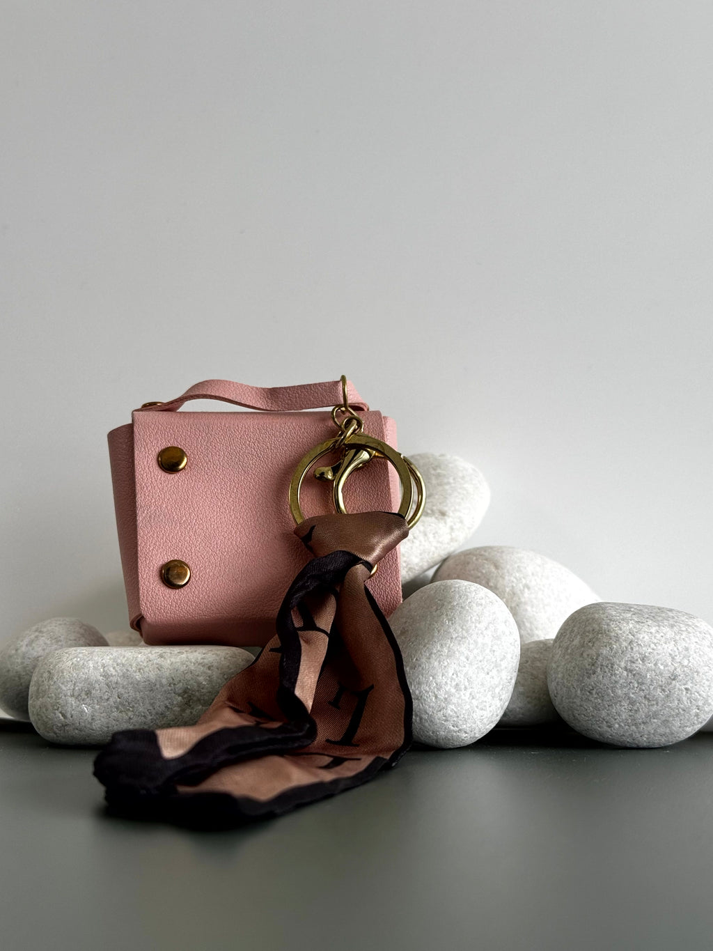 Owl Charm Mini Pouch Bag Charm cum Keychain