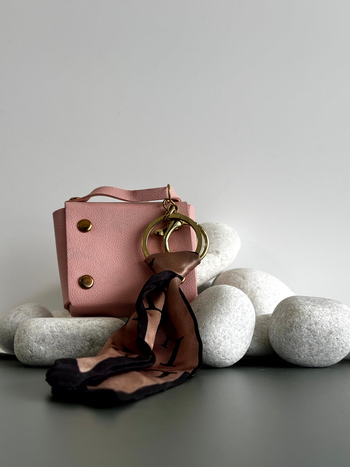 Owl Charm Mini Pouch Bag Charm cum Keychain
