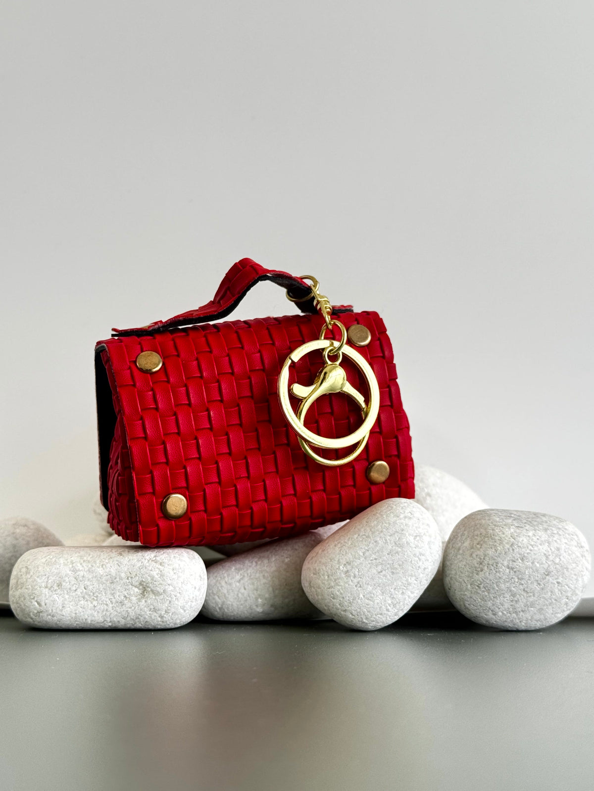 Cherry Check Bow Bag 🎀 Bag Charm cum Keychain