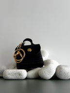 Onyx Mini Charm Bag charm cum Keychain