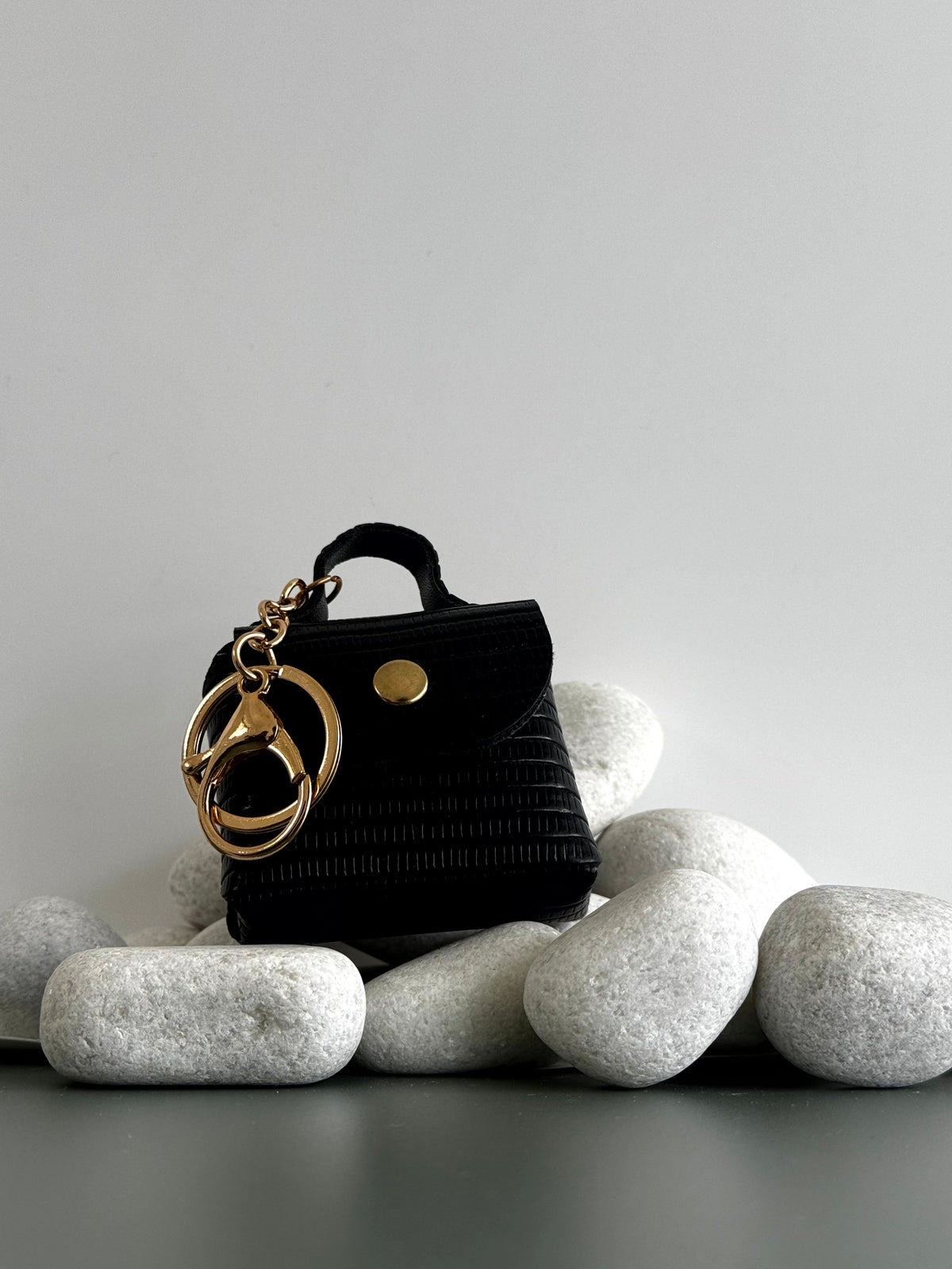 Onyx Mini Charm Bag charm cum Keychain