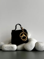 Onyx Mini Charm Bag charm cum Keychain