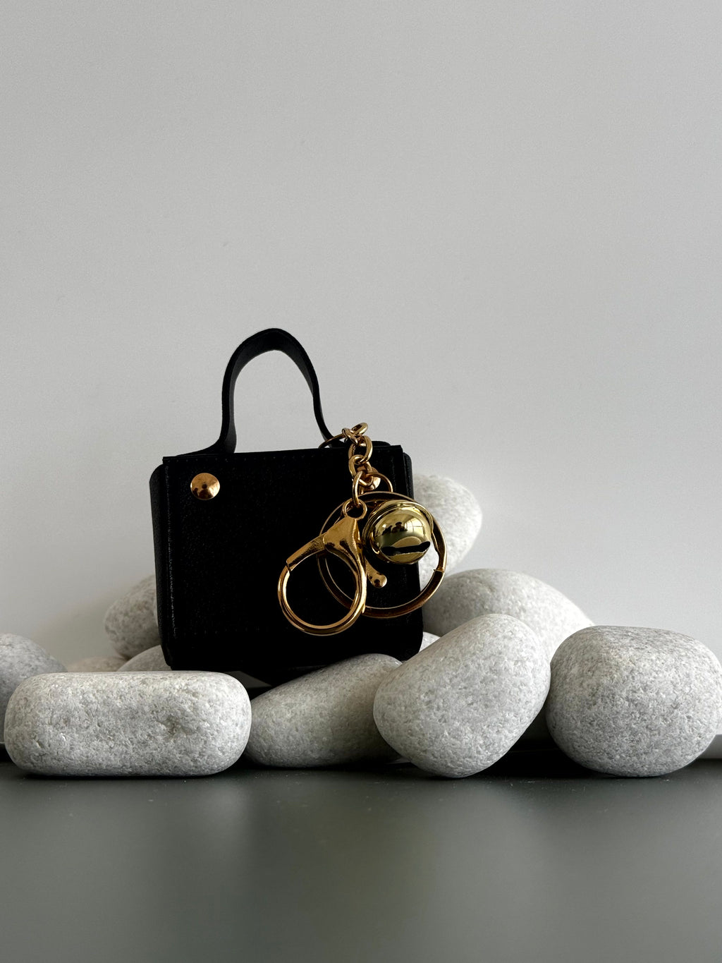 Noir Belle Mini Bag charm cum Keychain