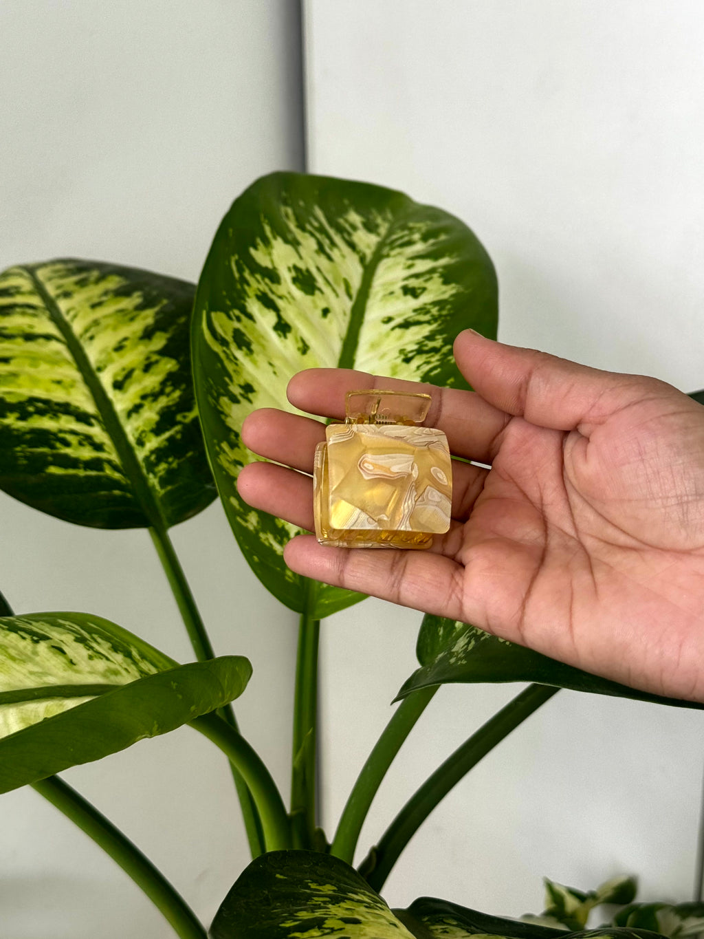 Premium Marble Square Claw Clips