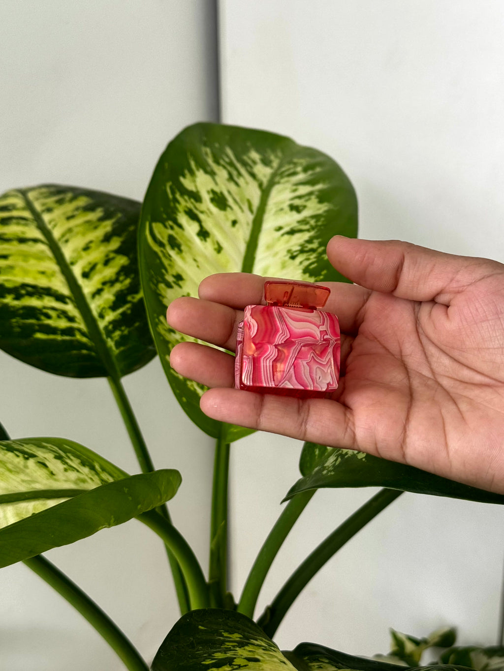 Premium Marble Square Claw Clips
