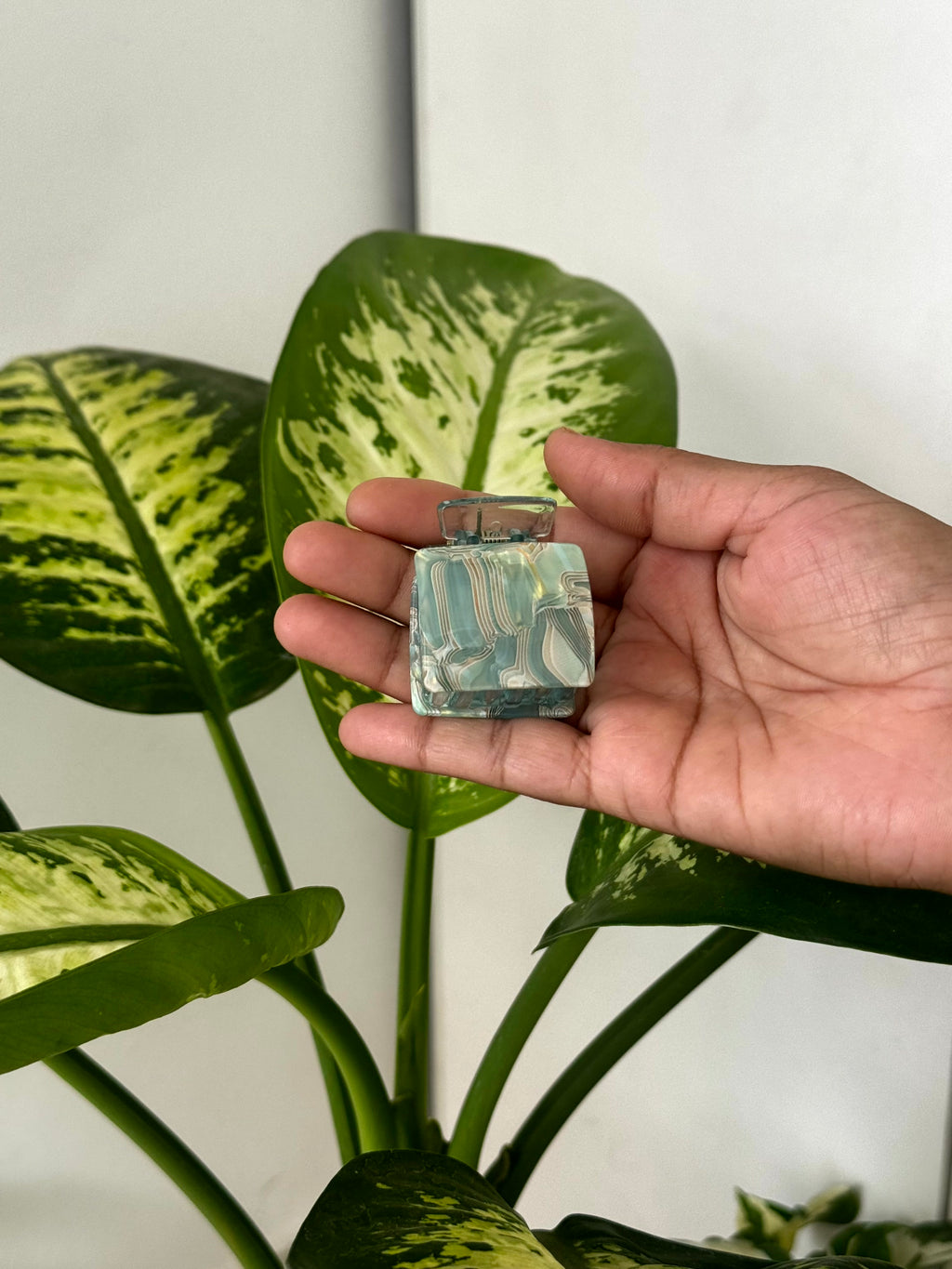 Premium Marble Square Claw Clips