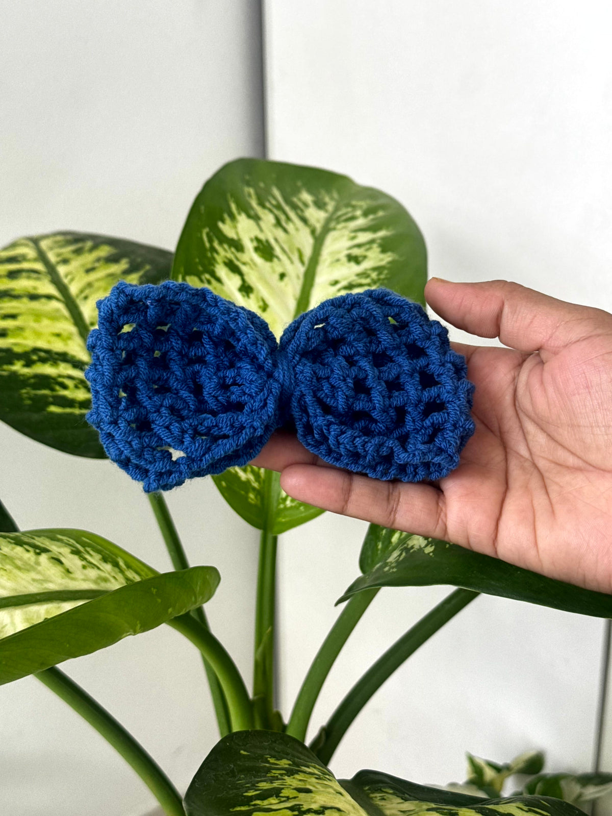 Crochet Bow Hair Clip