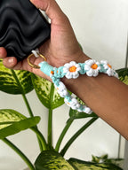 Daisy Garden Crochet Phone Charm cum Bag Charm cum Keychain [charm holder included]