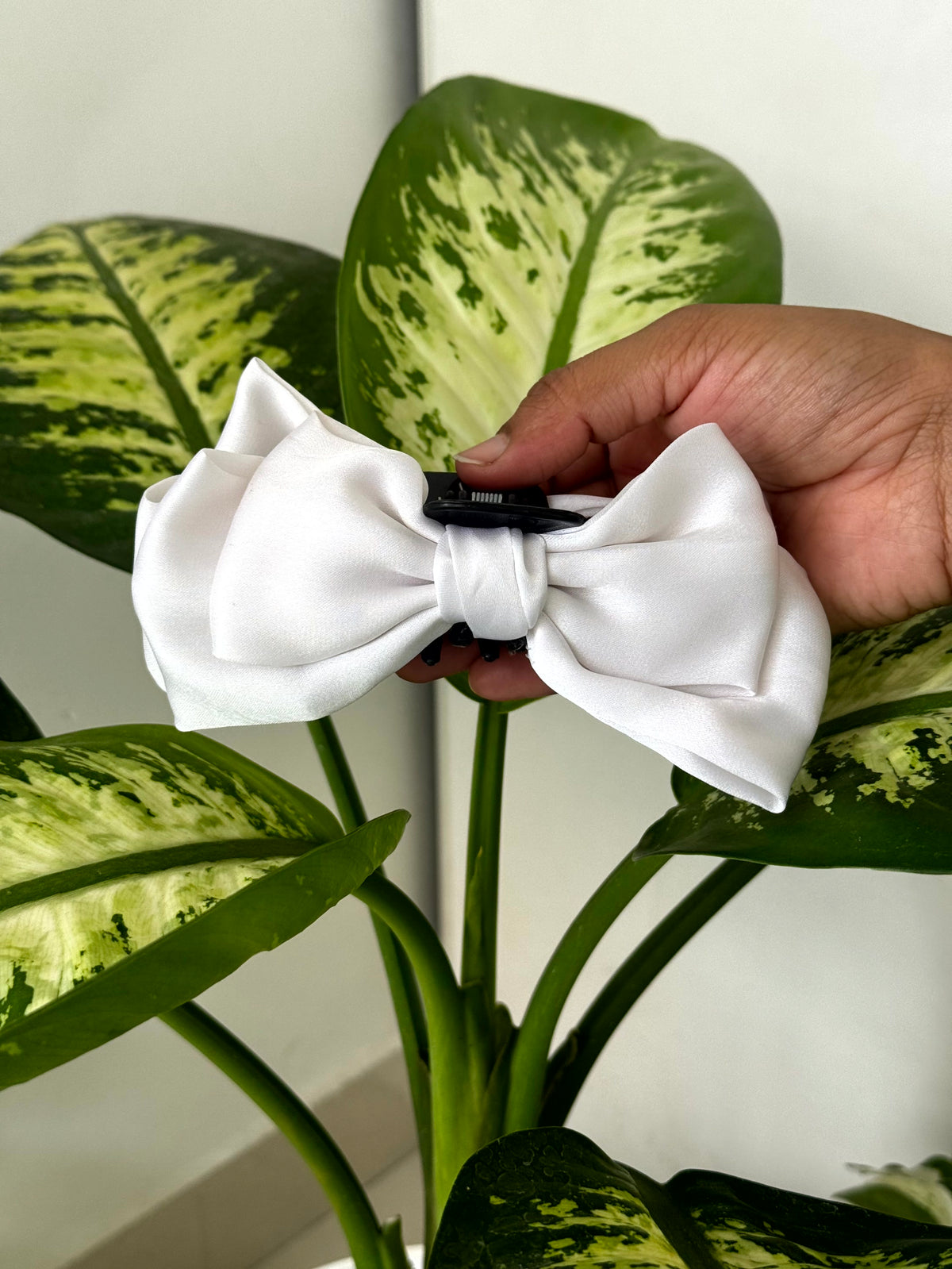 Satin Grace Big Bow Hair Claw