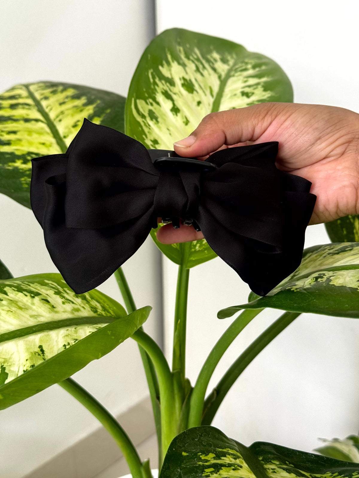 Satin Grace Big Bow Hair Claw