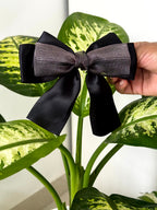 Layered Satin Bow Clip