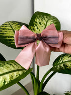 Layered Satin Bow Clip